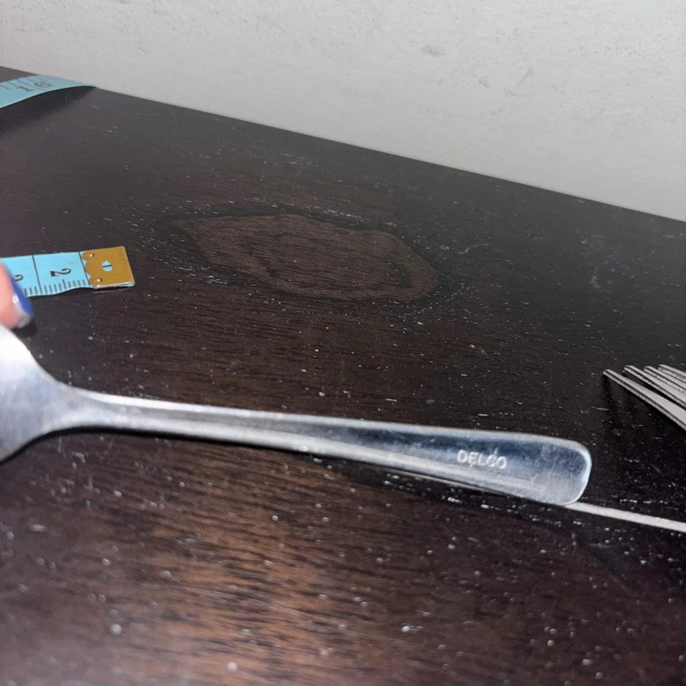 DELCO Flatware Set | 2 Spoons 1 Fork | Silverware Utensils‎ | Replacement Pieces